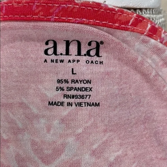 NWT A.N.A. Tank Dress Coral  [193] - Picture 5 of 5